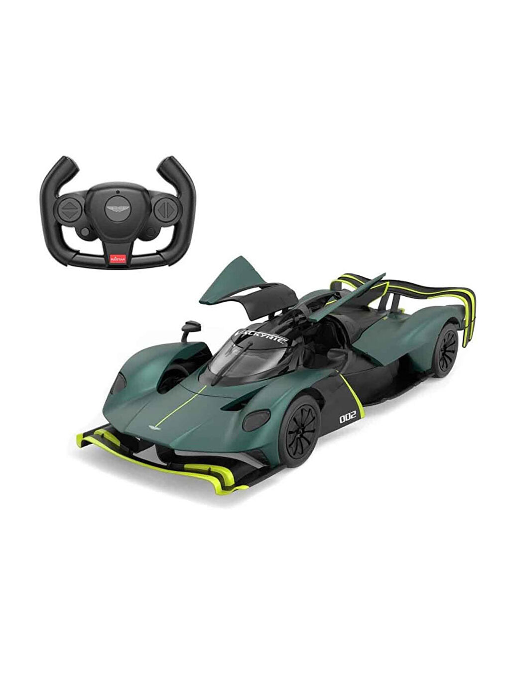 1:14 Aston Martin Valkyrie AMR Pro Işıklı Uzaktan Kumandalı Araba Koyu Yeşil S00092100-3