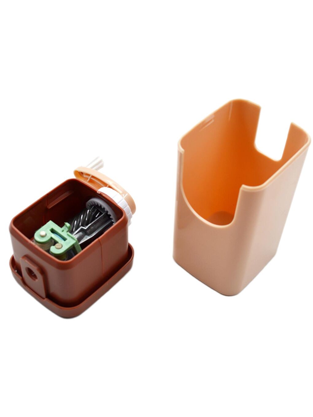 Lao Huang Masaüstü Kollu Kalemtıraş Kahverengi LH0069-3