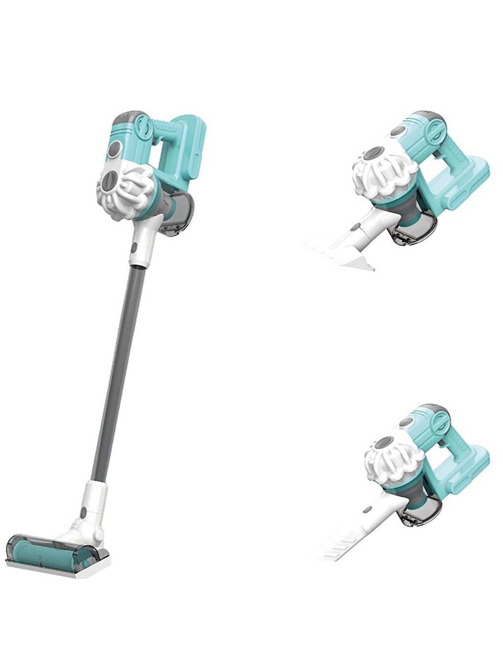 Oyuncak Dikey Elektrik Süpürgesi - Yeşil Standart-1