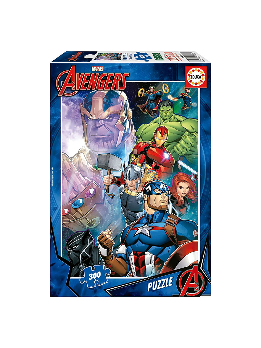 Çocuk Puzzle 300 Parça Yenilmezler 19680