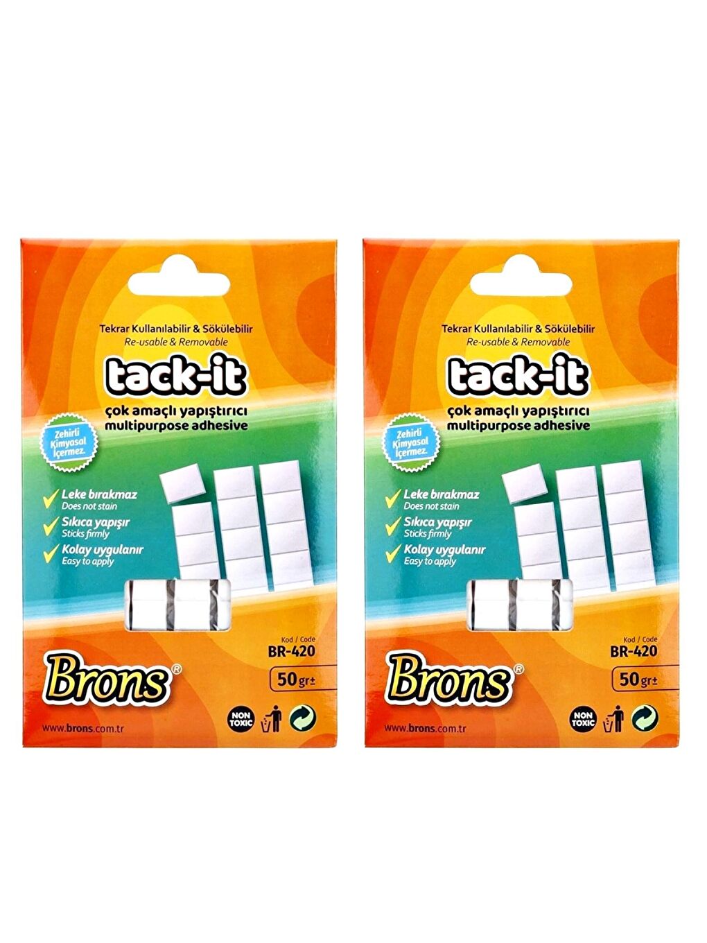 Tack-It Hamur Yapıştırıcı 50 gr 2 Adet (BR-420)