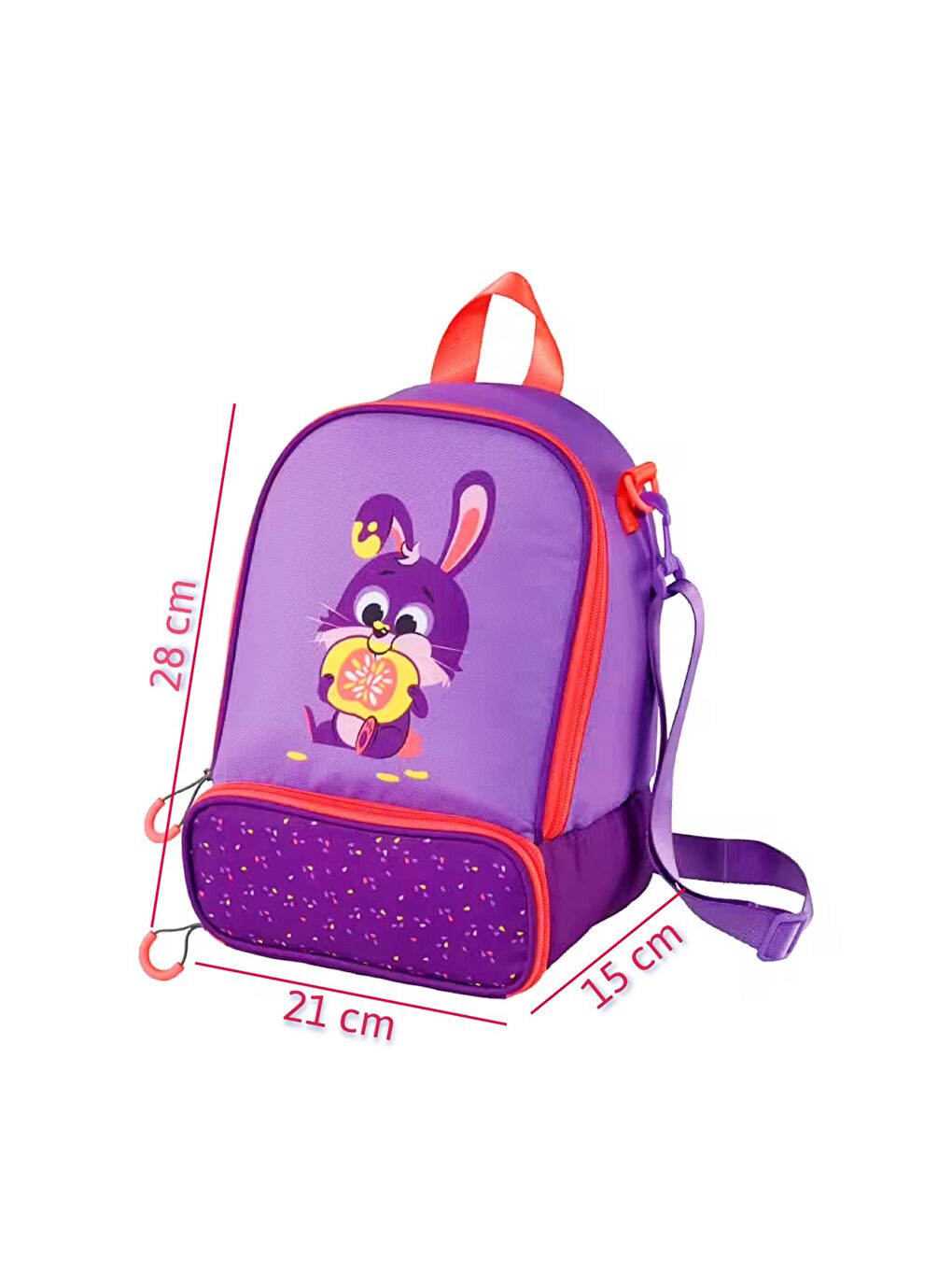 Picnik Miniz Tavşan Figürlü Termoslu Beslenme Çantası + Matara-1