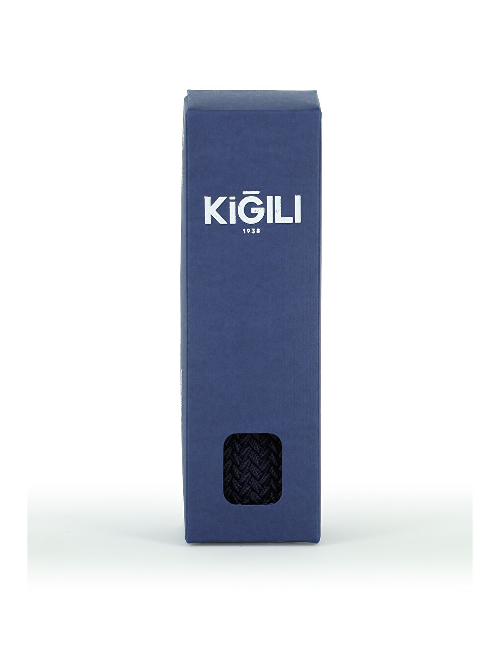 Lacivert Hediye Kutulu Spor Elastanlı Elastik Örgü Kemer-2