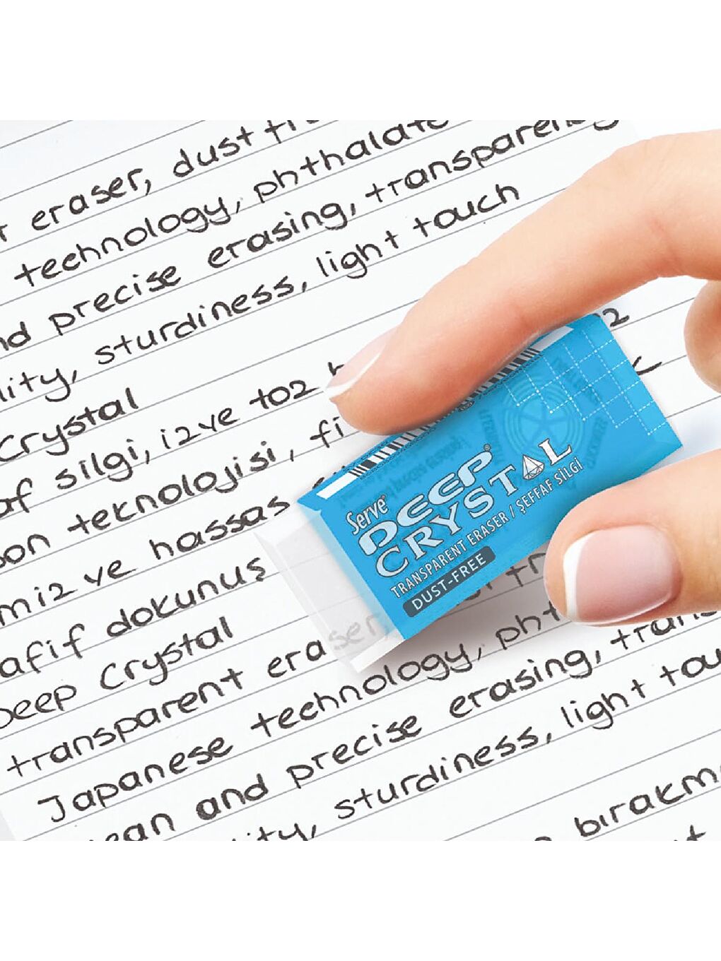 Deep Crystal Şeffaf Silgi No:30 1 Adet-3