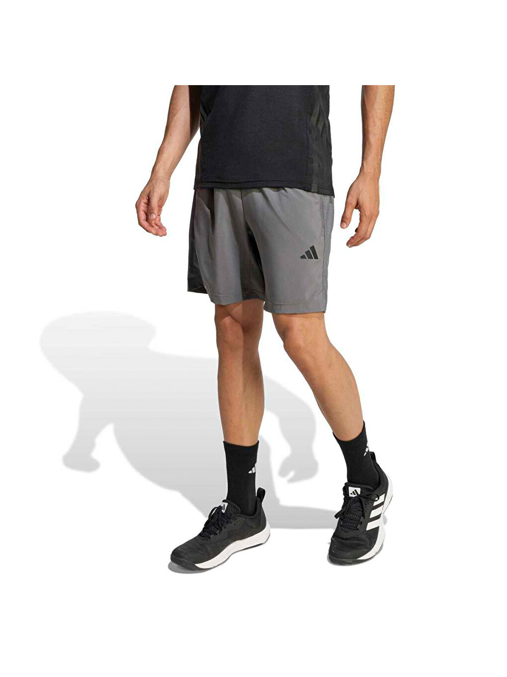 Workout Essentials Base Woven Erkek Gri Şort