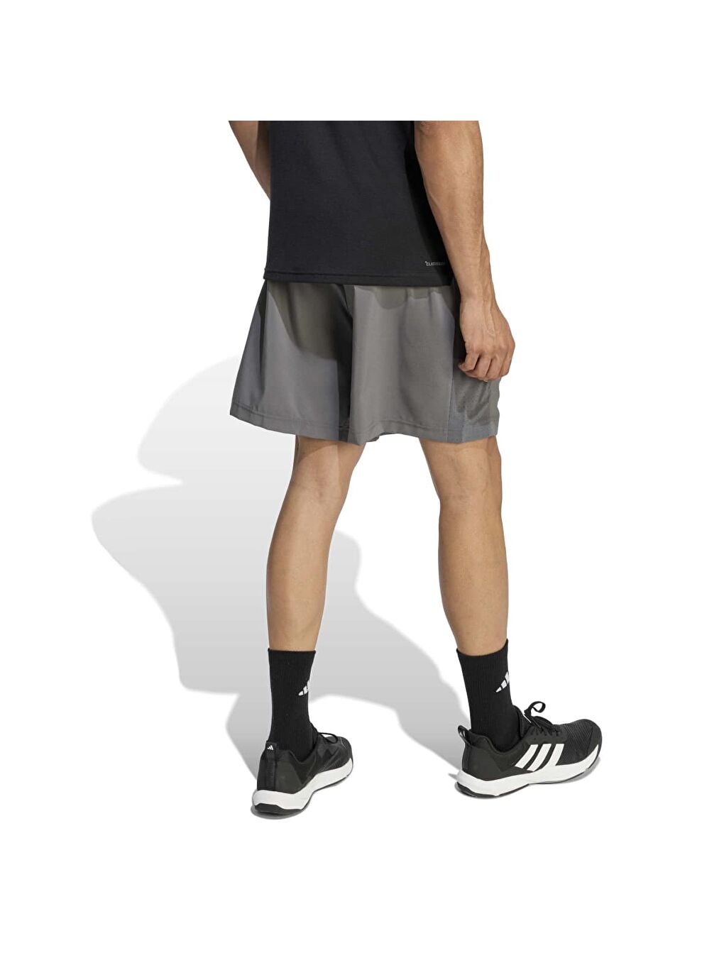 Workout Essentials Base Woven Erkek Gri Şort-1