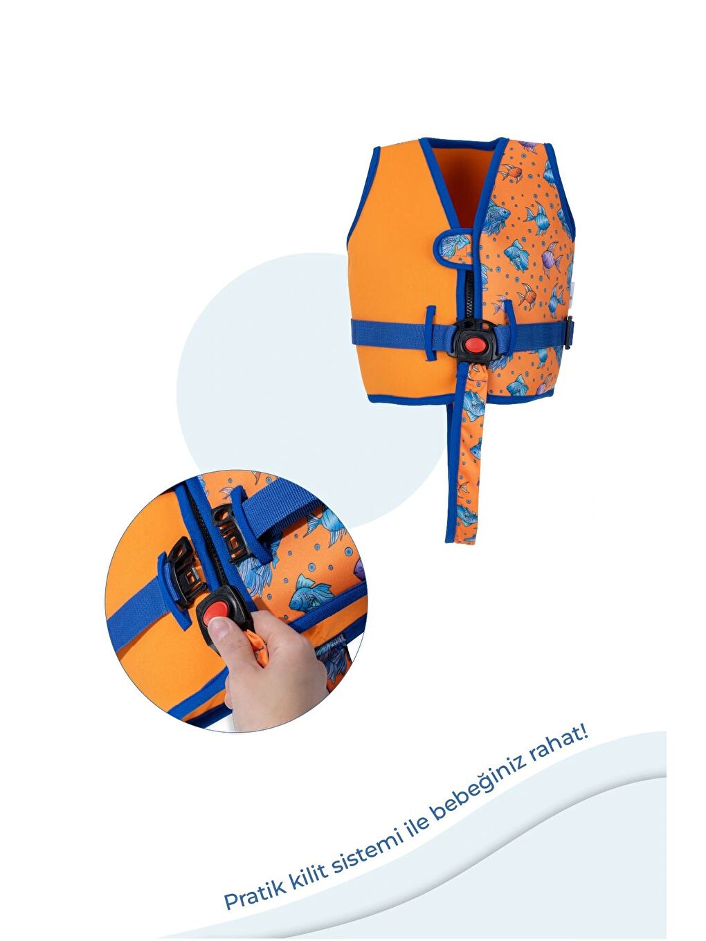 Çocuk Yüzme Yeleği 855 Turuncu-2