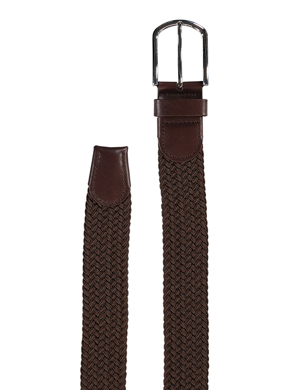 Kahverengi Hediye Kutulu Spor Elastanlı Elastik Örgü Kemer-1