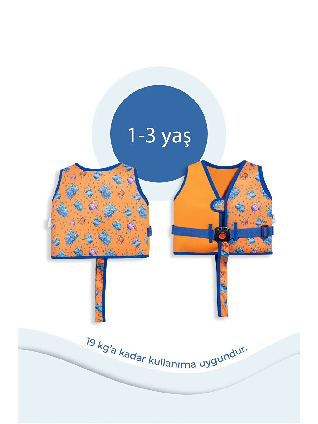 Çocuk Yüzme Yeleği 855 Turuncu-4