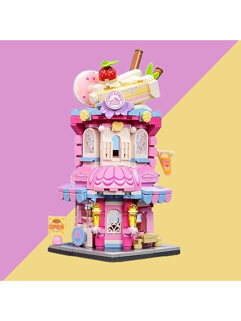 Keeppley Pastane Dükkanı Block Lego Yapı Oyuncağı 365 Parça (KP28027)