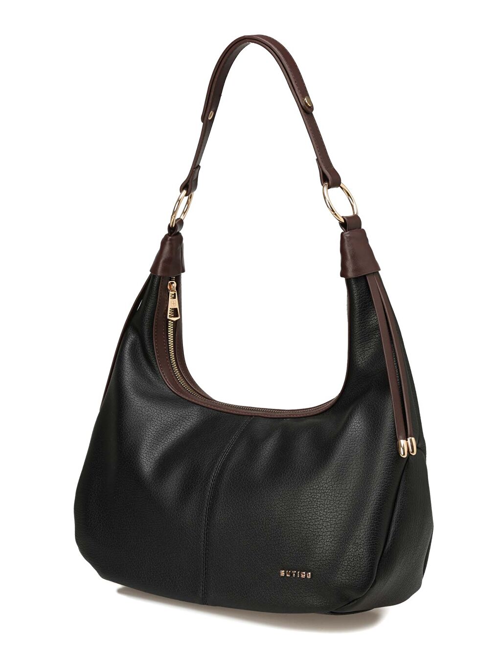 25CN TOTE BAG 5PR Siyah Kadın Omuz Çantası-1