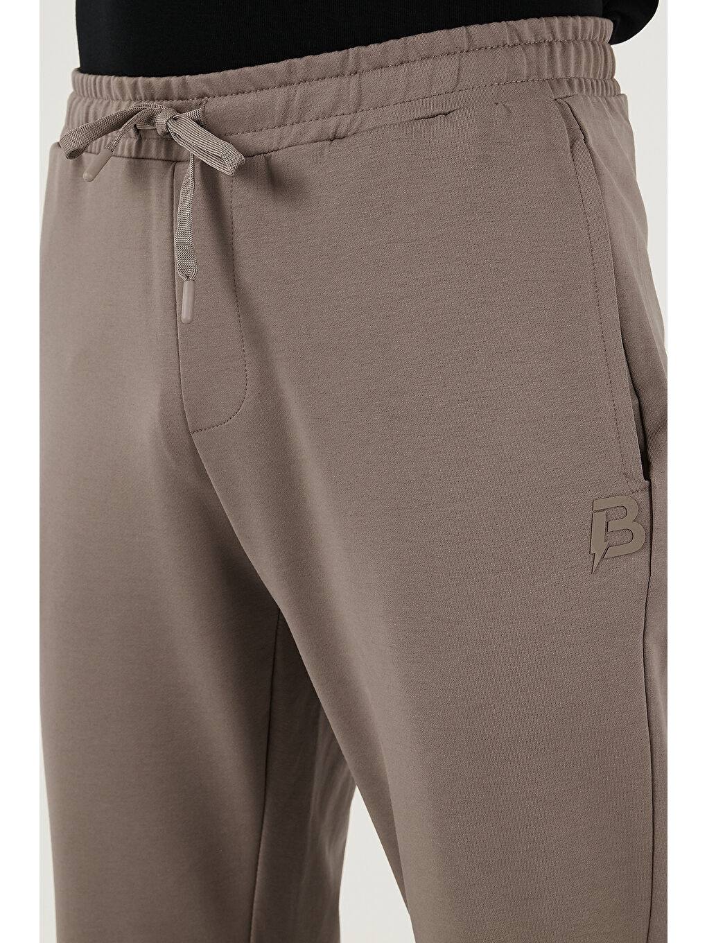 Kahverengi Regular Fit Normal Bel Düz Paça Eşofman Altı 5908050-5