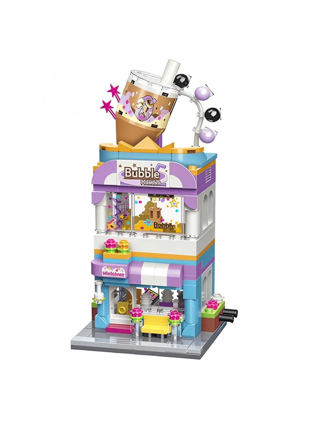 Keeppley Köpüklü Çay Evi Block Lego Yapı Oyuncağı 302 Parça (KP0108)-2