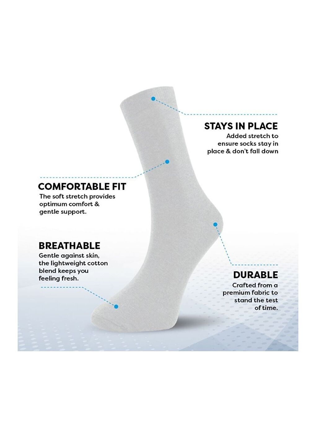 Karışık 10'lu Kadın Pamuklu Yüksek Kaliteli Yumuşak Nefes Alabilen Dayanıklı Premium Kutulu Soket Çorap-1