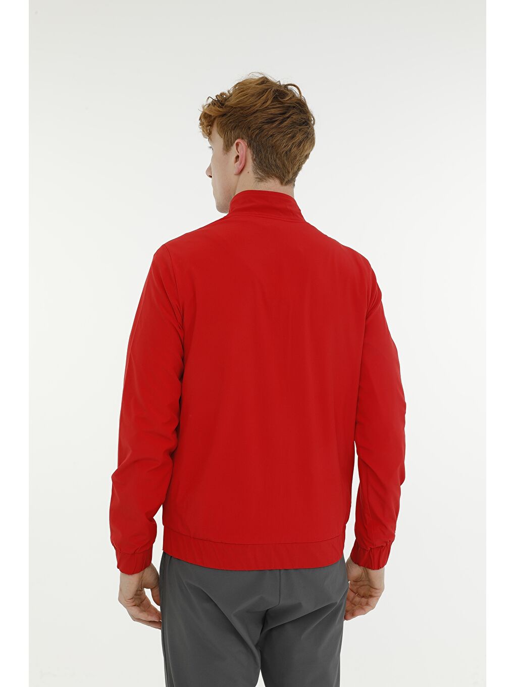 Gri M-BS04 WOVEN T.SUIT 4FX Antrasit Erkek Eşofman Takımı-5