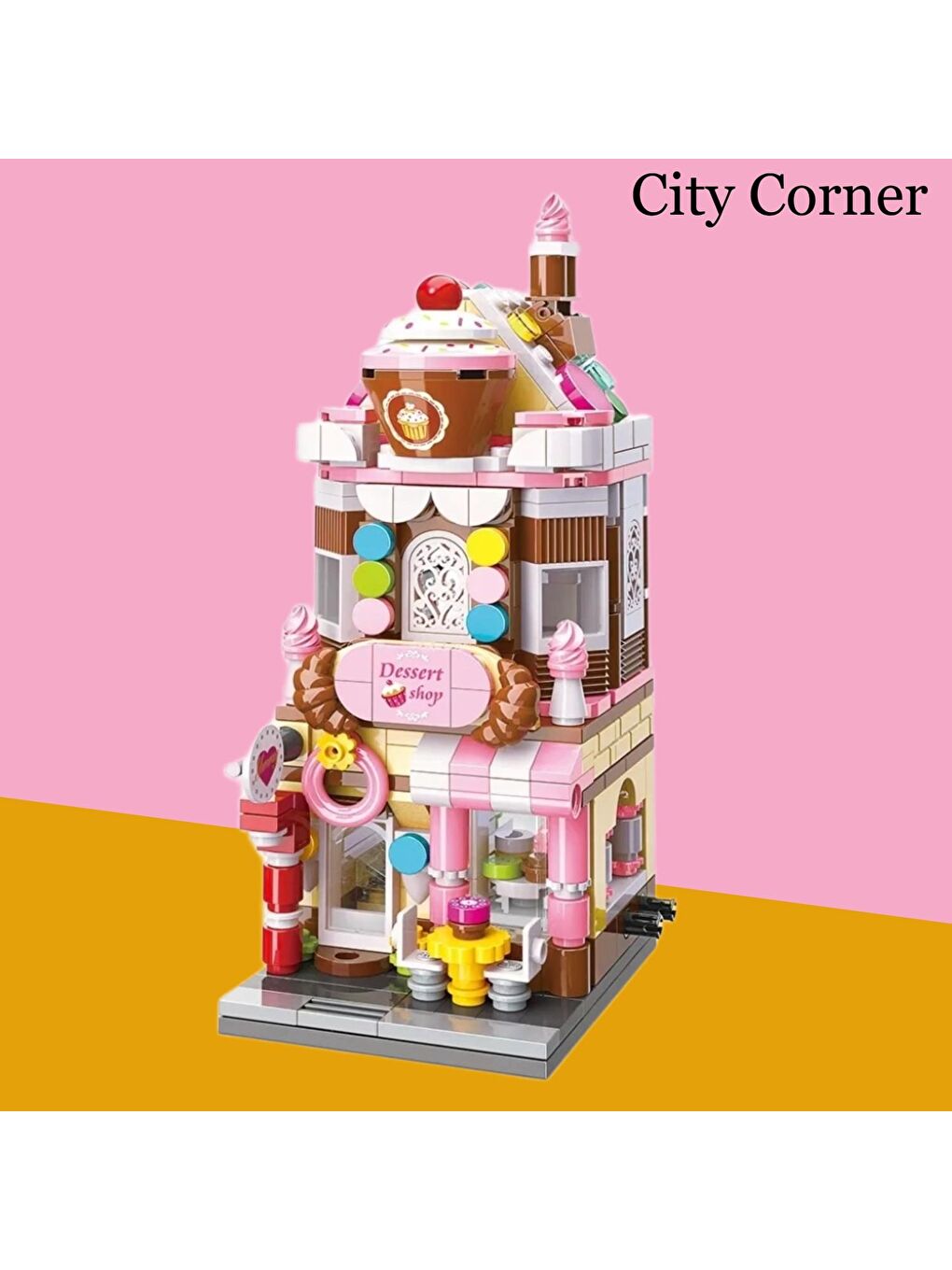 Keeppley Tatlı Dükkanı Block Lego Yapı Oyuncağı 344 Parça (KP0101)