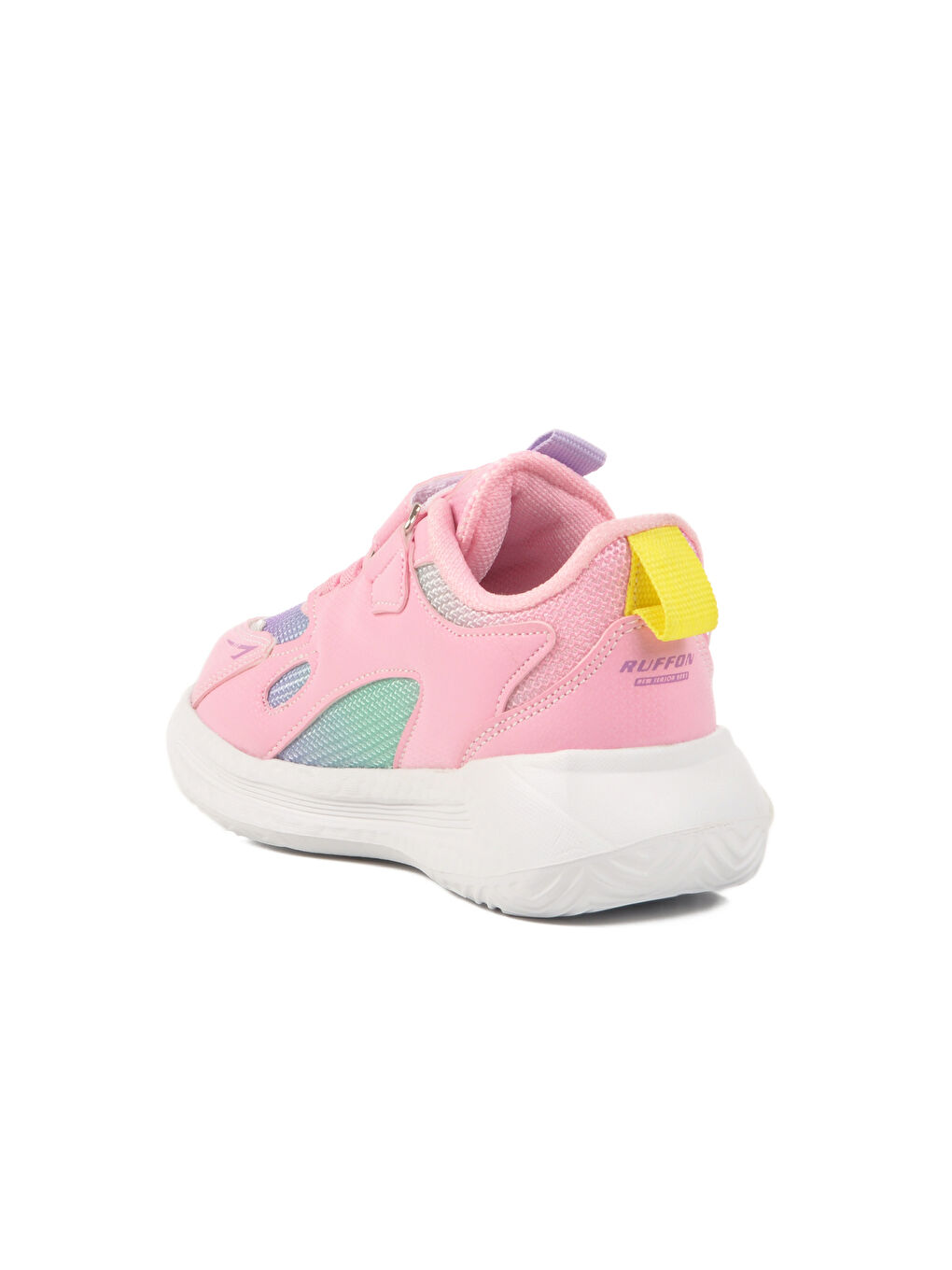 Pembe Sarı Cırtlı Fileli Kız Çocuk Spor Ayakkabı 2480 P-3
