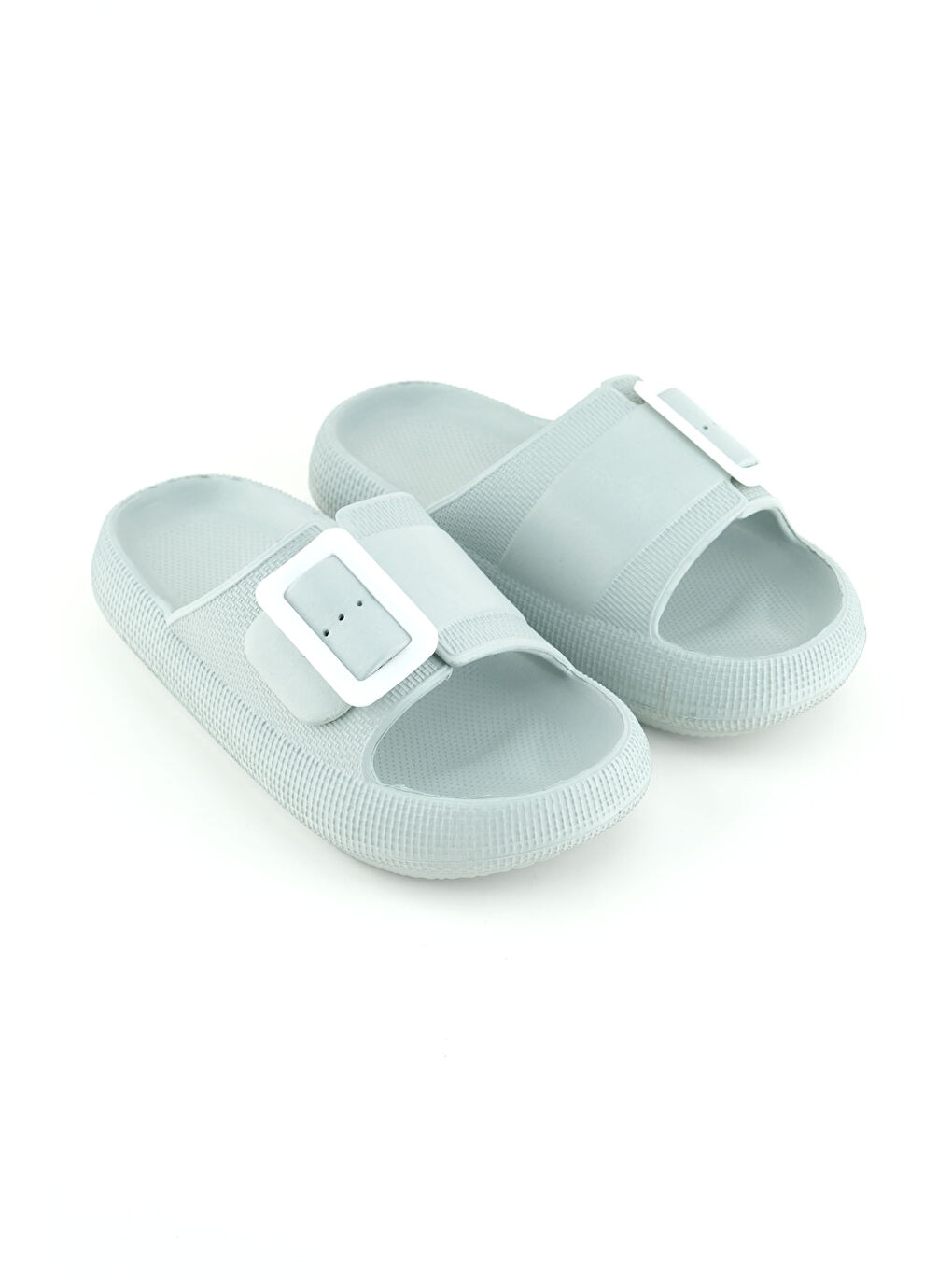 Yeşil Kadın Yazlık Tek Toka Ayarlanabilir Eva Banyo Bahçe Havuz Plaj Terlik-2