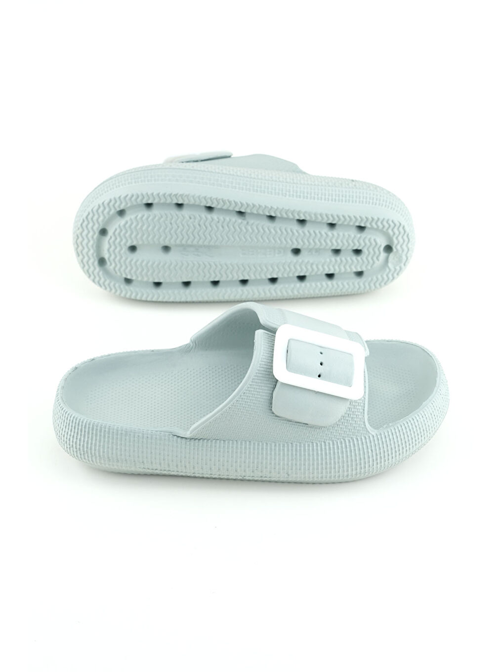 Yeşil Kadın Yazlık Tek Toka Ayarlanabilir Eva Banyo Bahçe Havuz Plaj Terlik-4