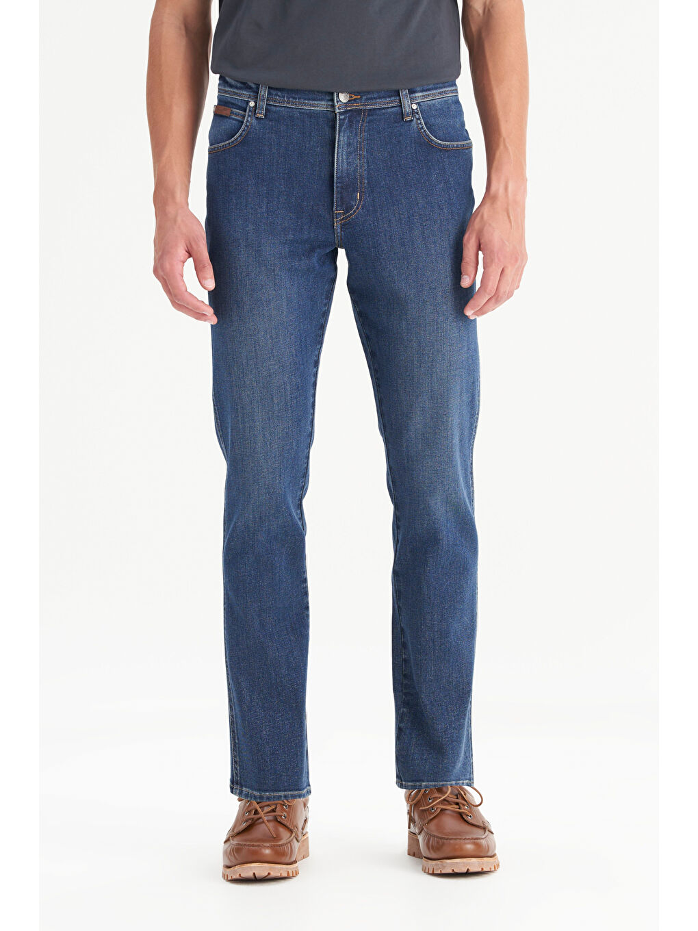 Texas Slim Fit Normal Bel Dar Paça Koyu Mavi Pamuklu Esnek Jean Denim Pantolon-1