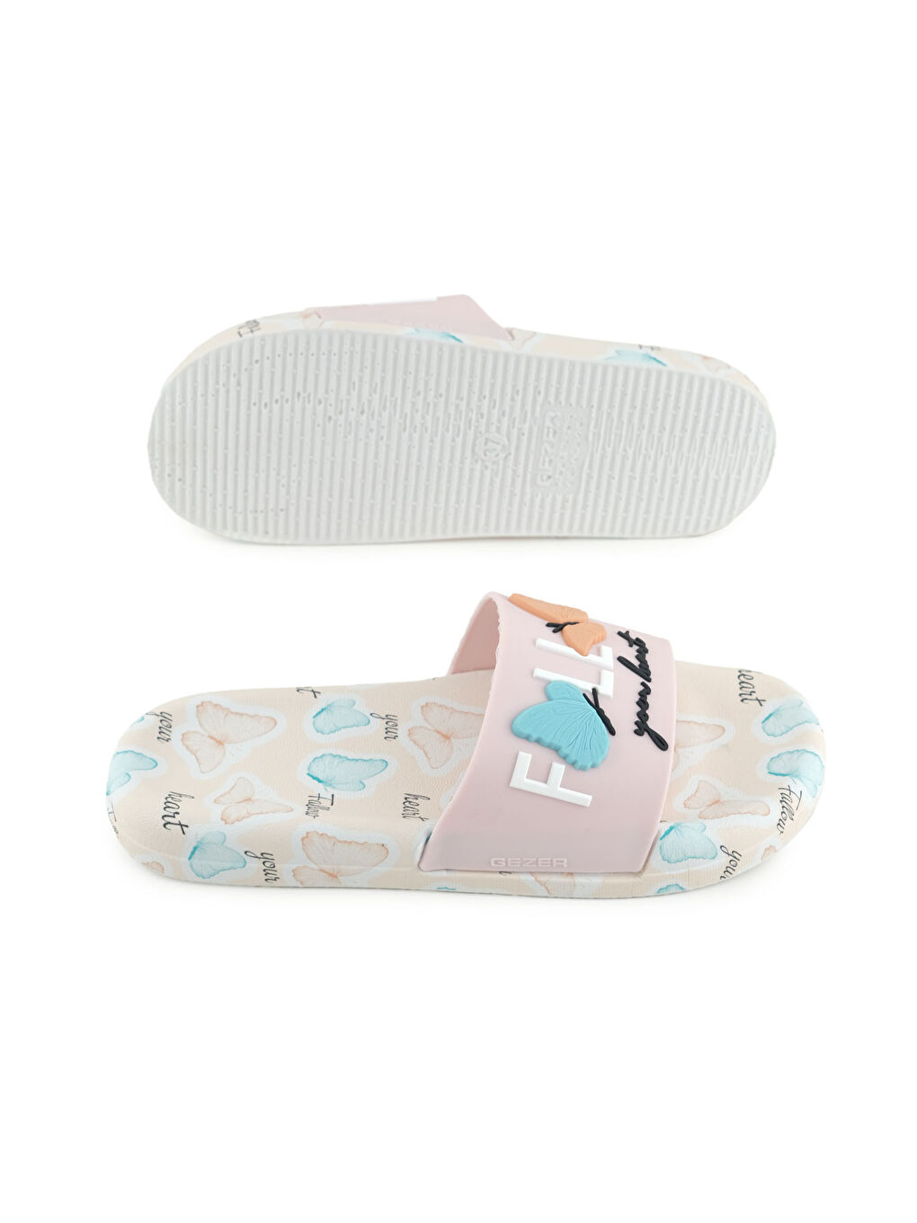 Pembe Kadın Yazlık PU Rahat Taban Ev Banyo Havuz Plaj Terlik-4