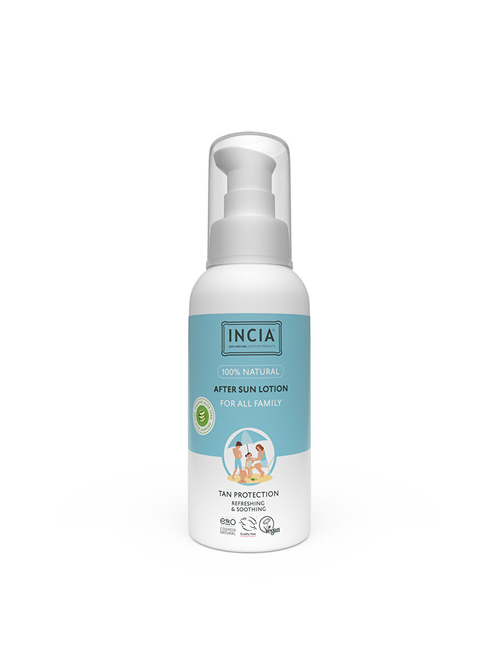 100% Natural After Sun Losyon Güneş Sonrası Organik Aloe Vera Nemlendirici Rahatlatıcı 100 ml-7