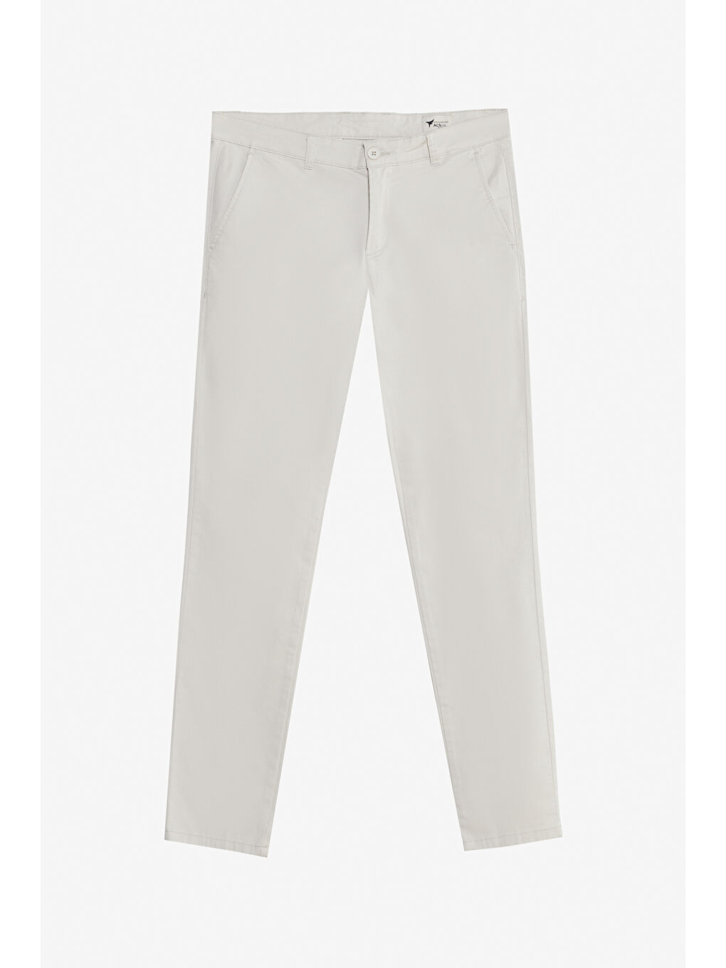 Bej Erkek Taş Pamuklu Slim Fit Dar Kesim Yan Cep Esnek Casual Pantolon-5