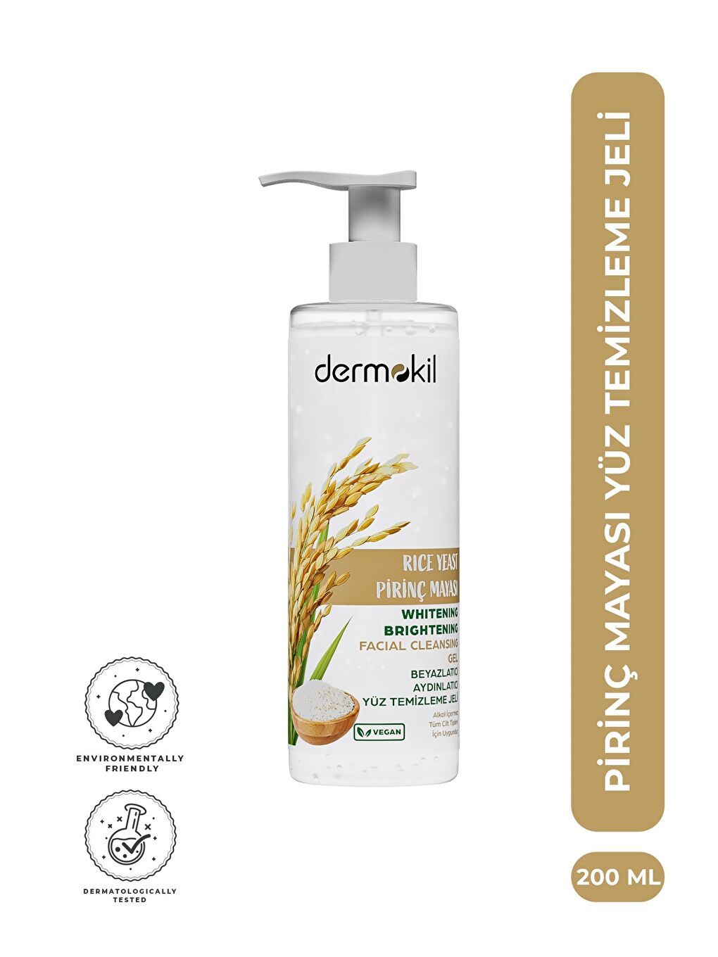 Pirinç Mayası Yüz Temizleme Jeli 200 ml