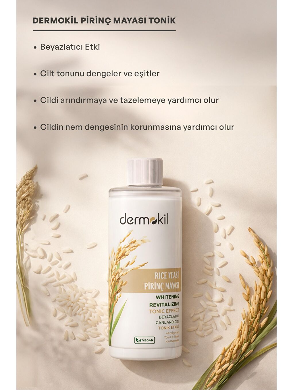 Pirinç Mayası Beyazlatıcı Canlandırıcı Tonik 200 ml-2