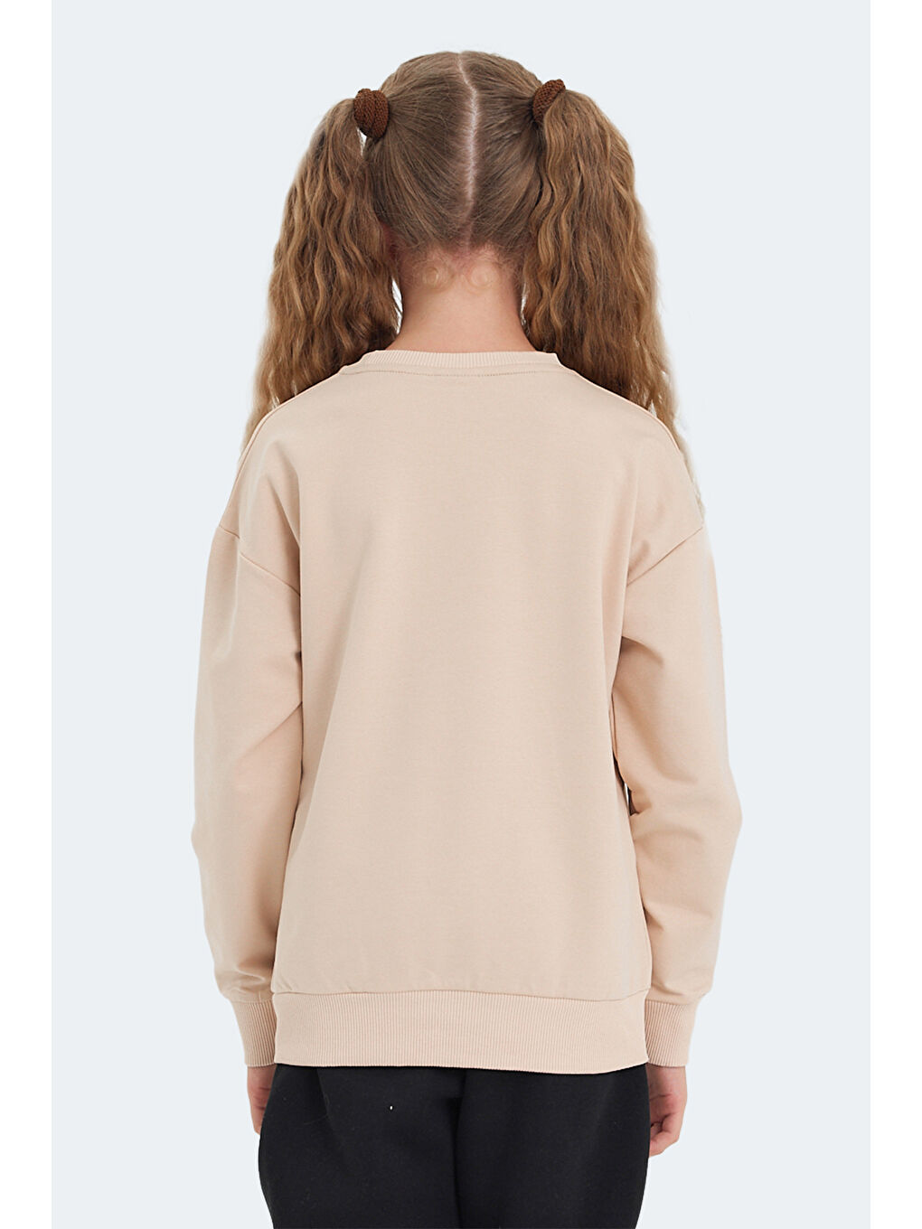 Kahverengi LUPPA IN Unisex Çocuk Camel Sweatshırt-5