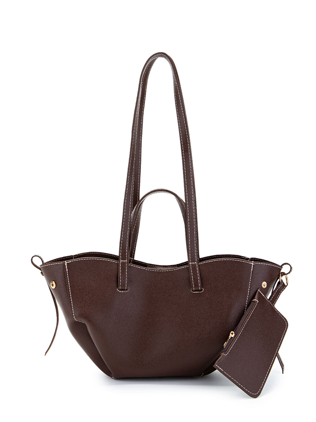 Özel Tasarım Mini Pole Çanta Kahverengi