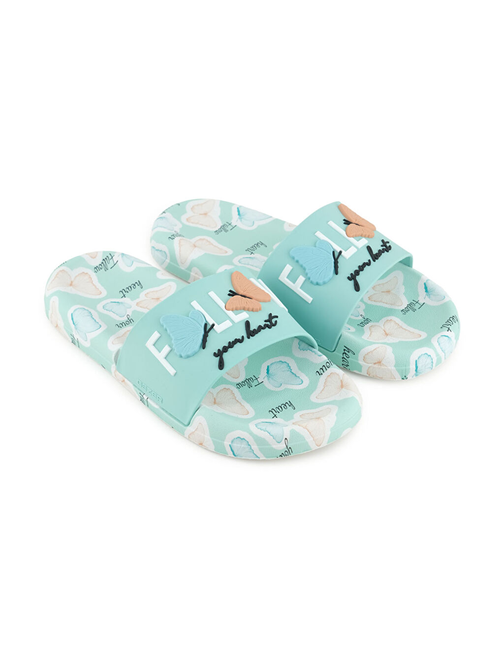 Yeşil Kadın Yazlık PU Rahat Taban Ev Banyo Havuz Plaj Terlik-2