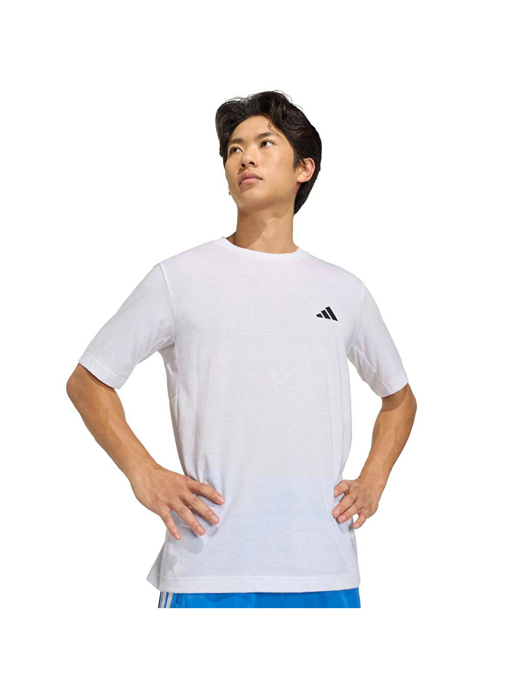 Workout Essentials Feelready Erkek Beyaz Yuvarlak Yaka Tişört-1