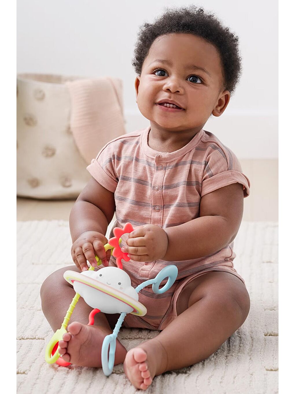 Silver Lining Bulut Çek ve Oyna Duyusal Oyuncak 6 Ay+-3