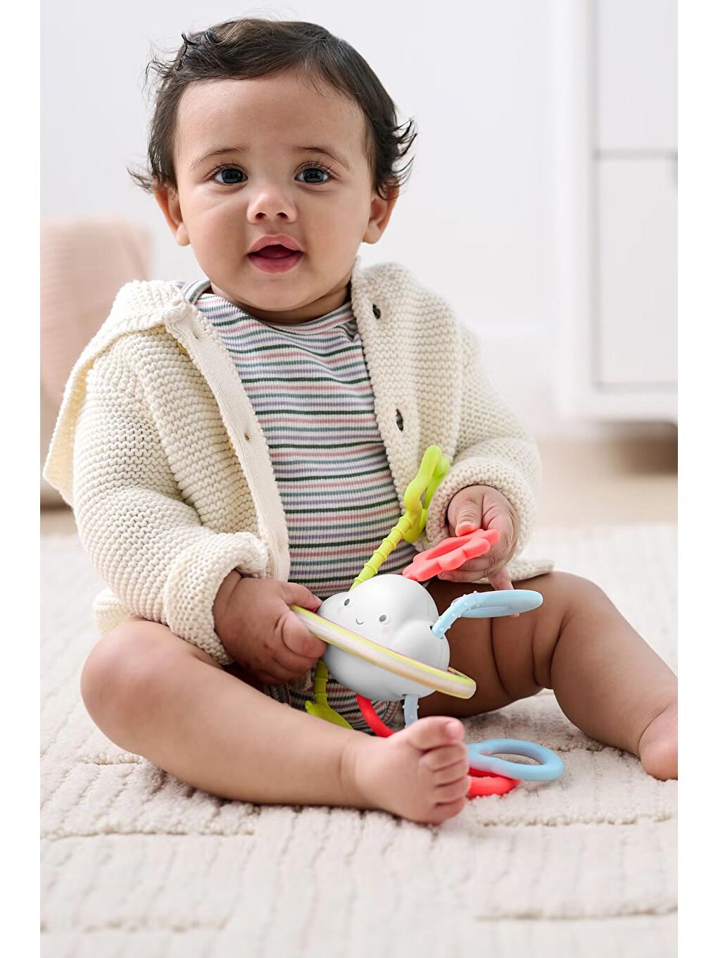 Silver Lining Bulut Çek ve Oyna Duyusal Oyuncak 6 Ay+-4