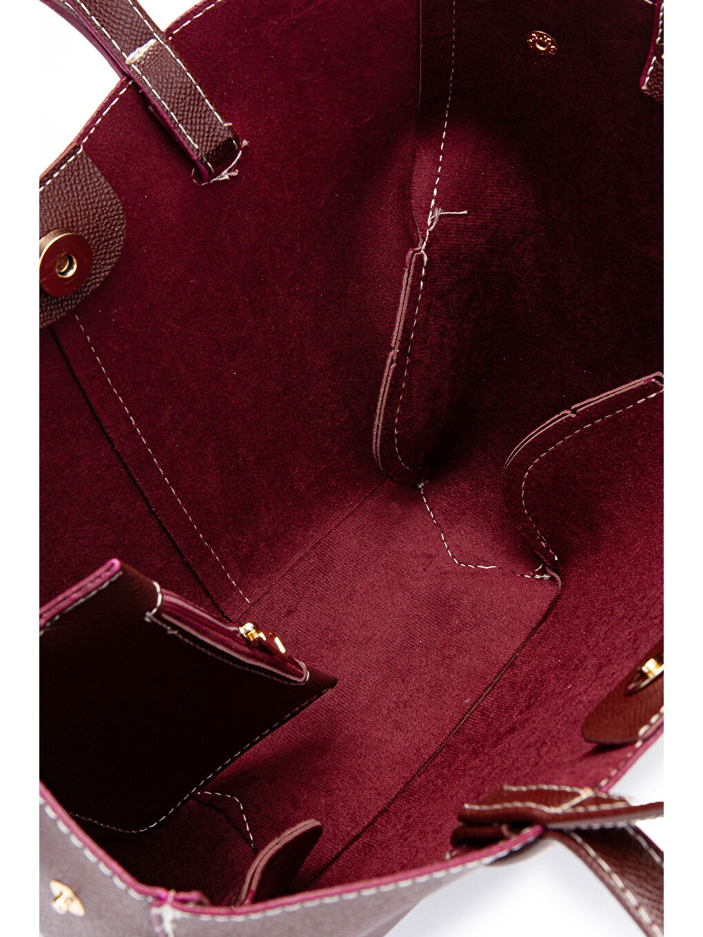 Özel Tasarım Mini Pole Çanta Bordo-3