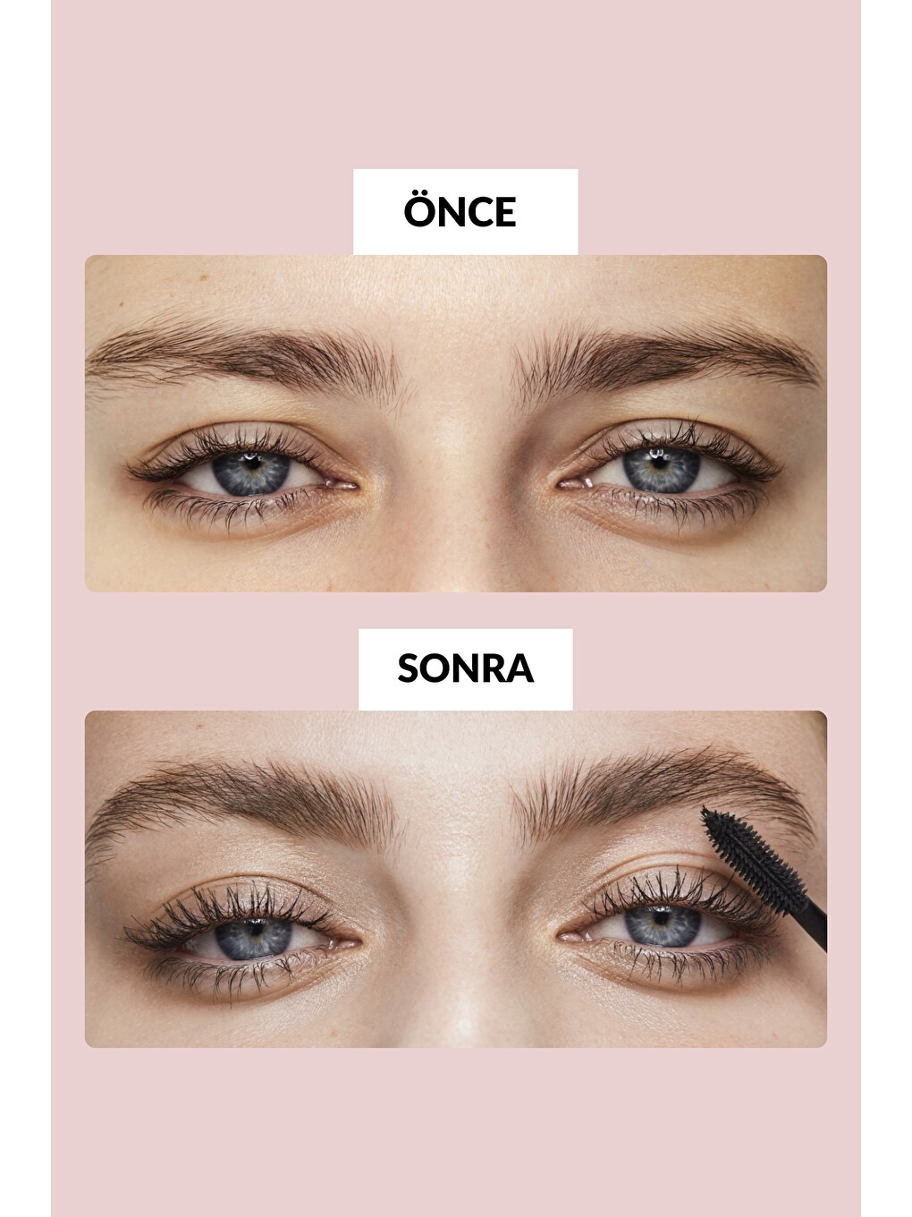 Make Up +Care Serum Volume Maskara - Blackest Black-3
