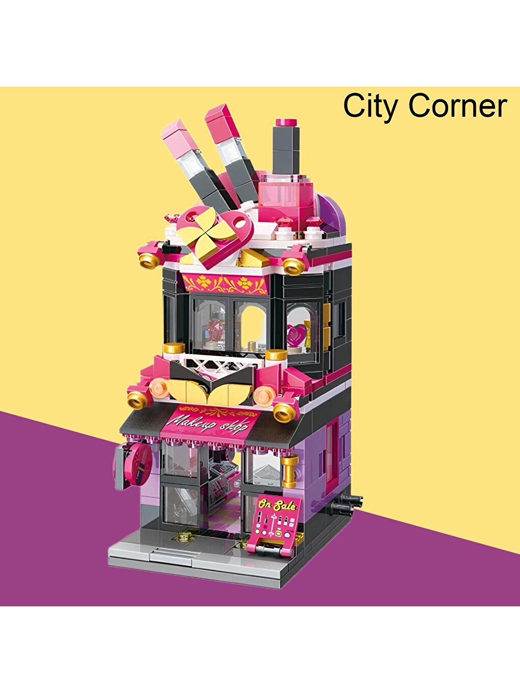 Keeppley Kozmetik Dükkanı Block Lego Yapı Oyuncağı 348 Parça (C0103)
