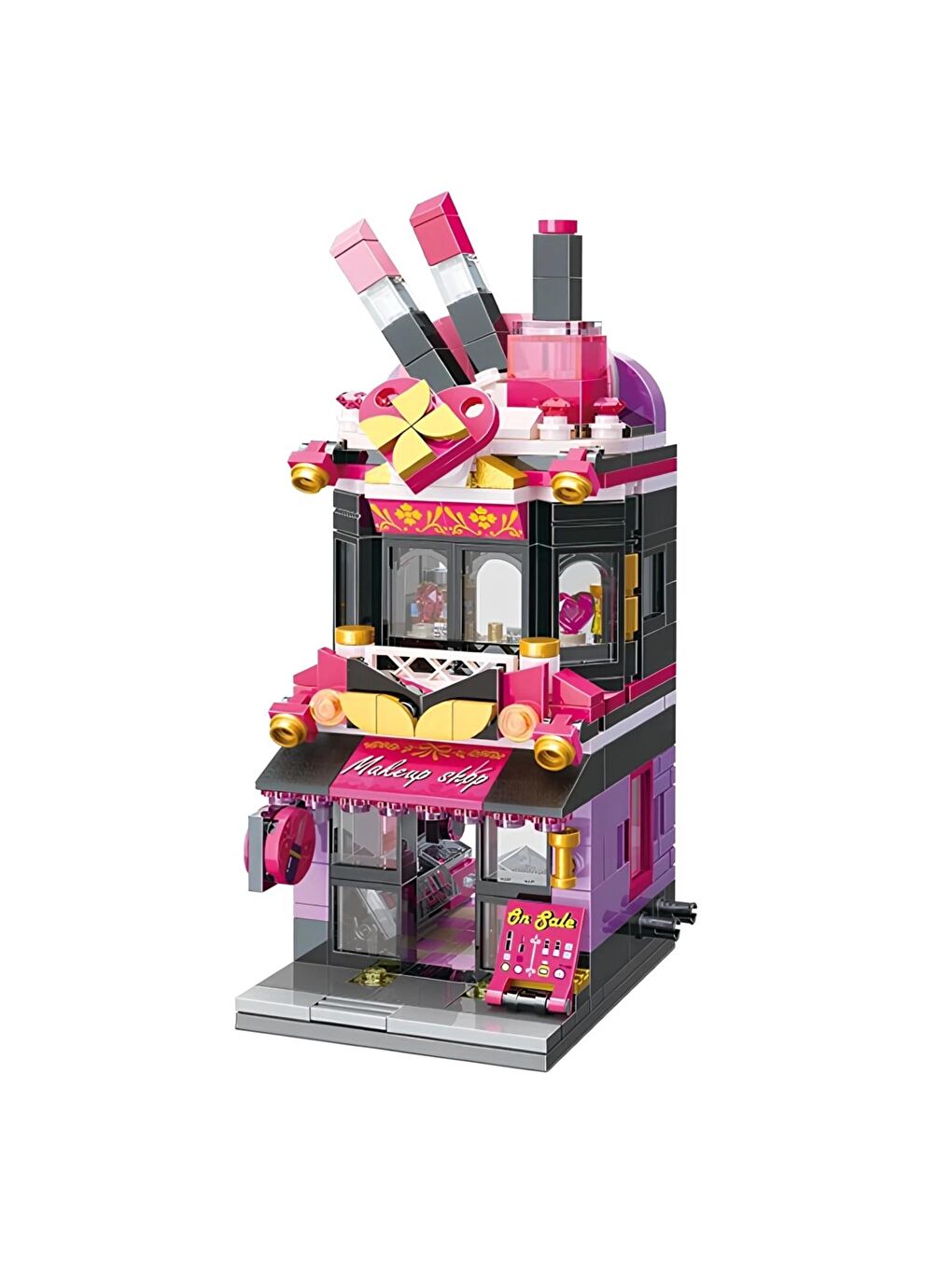 Keeppley Kozmetik Dükkanı Block Lego Yapı Oyuncağı 348 Parça (C0103)-2