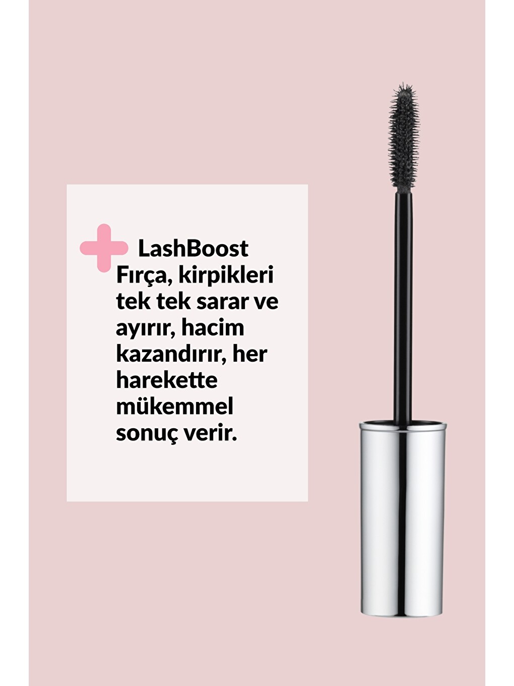 Make Up +Care Serum Volume Maskara - Blackest Black-5