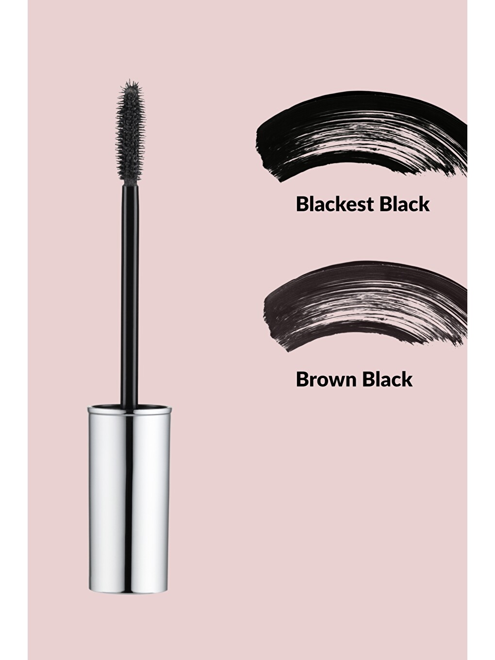 Make Up +Care Serum Volume Maskara - Blackest Black-6