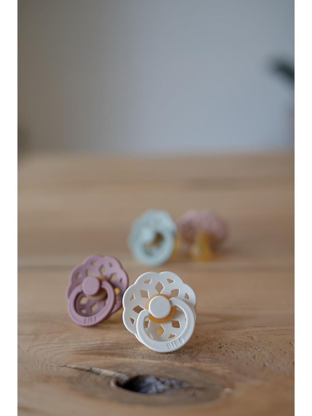 BIBS Boheme Kauçuk Emzik - White-0-6 Ay-3