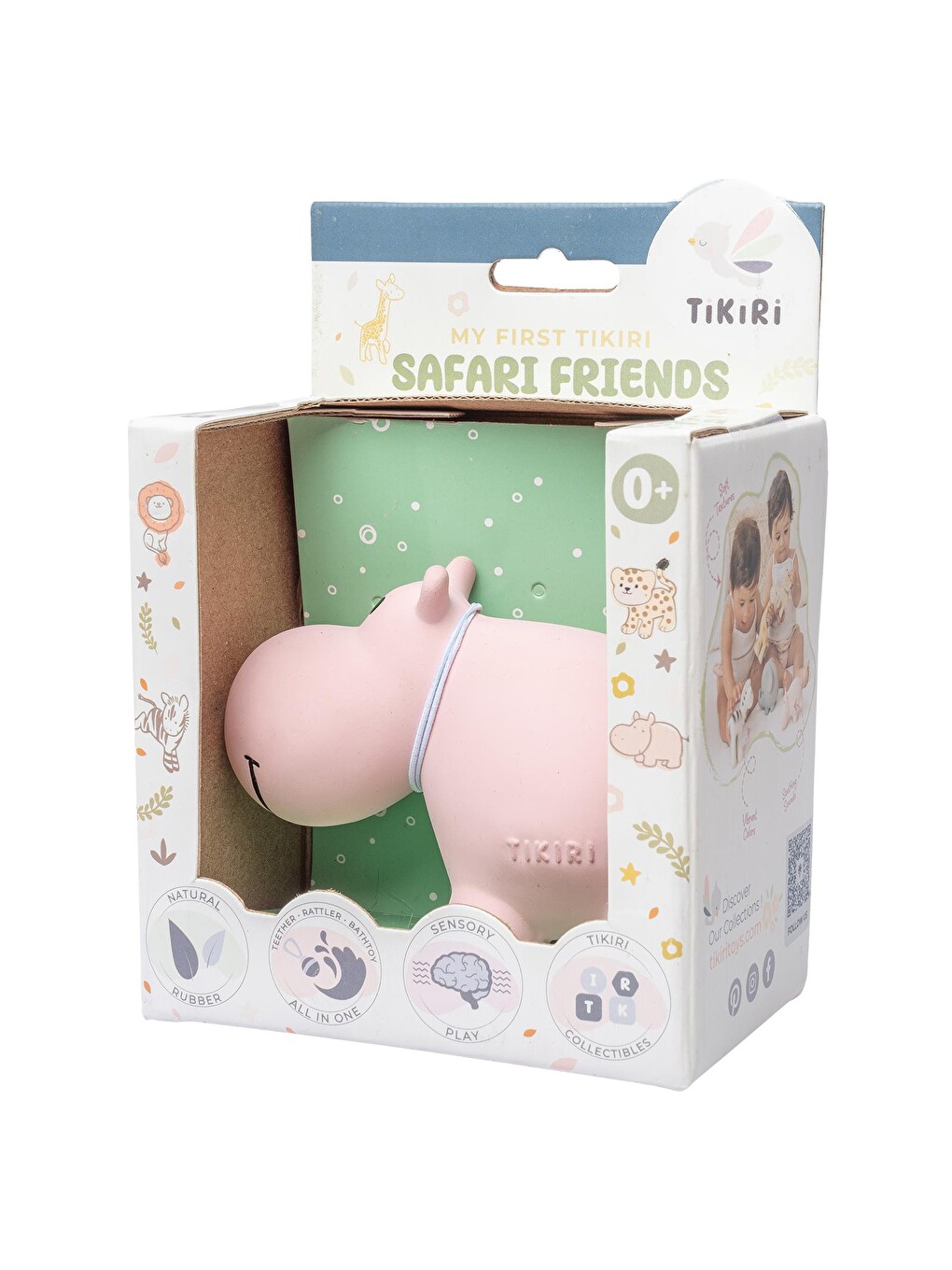 Diş Kaşıyıcı Ve Banyo Oyuncağı- Hippo-5