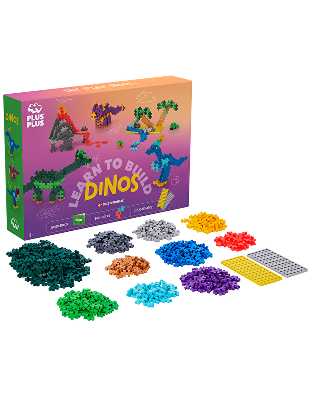 Plus-Plus Learn to Build Dinosaurs-1
