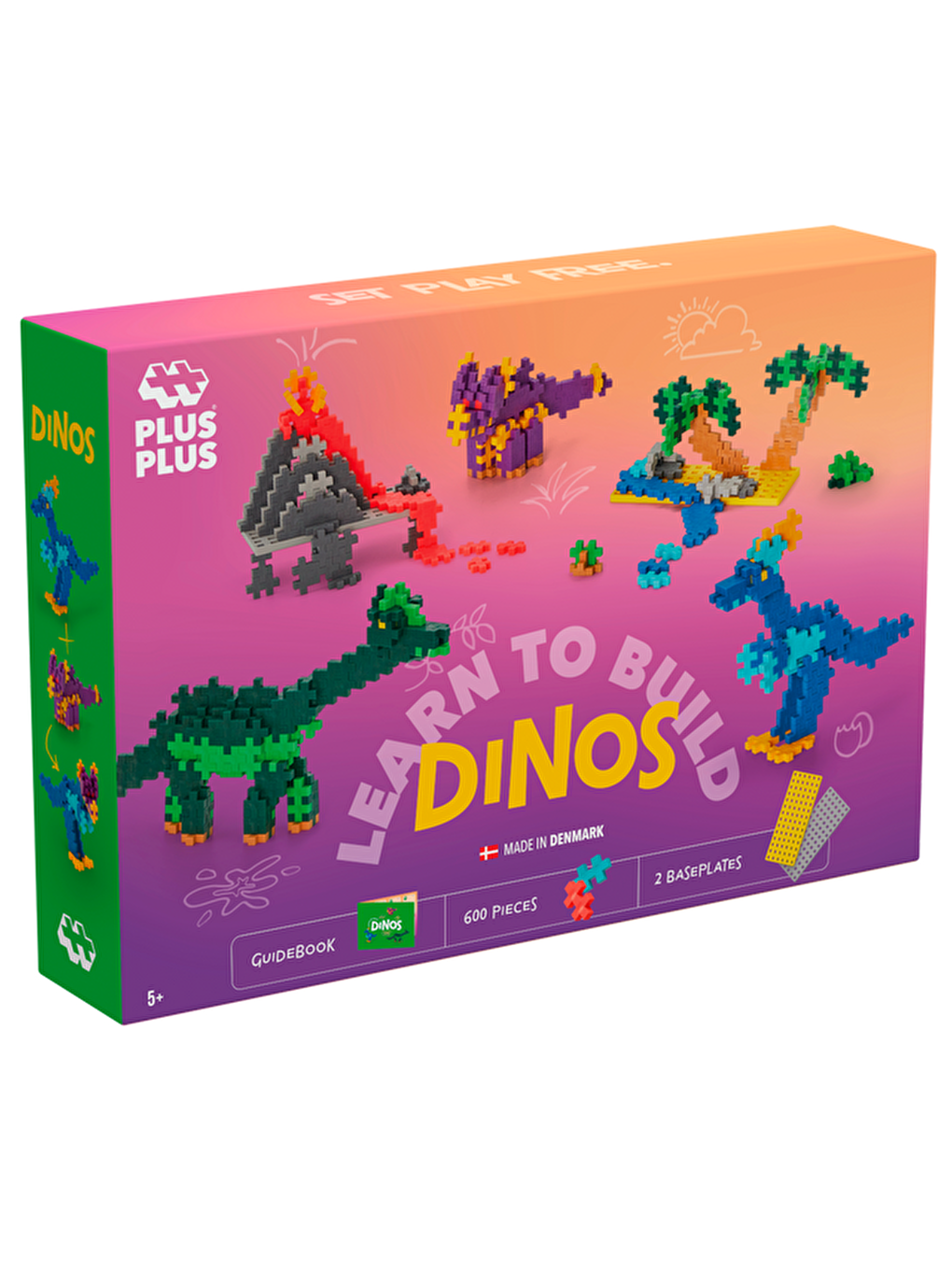 Plus-Plus Learn to Build Dinosaurs-5