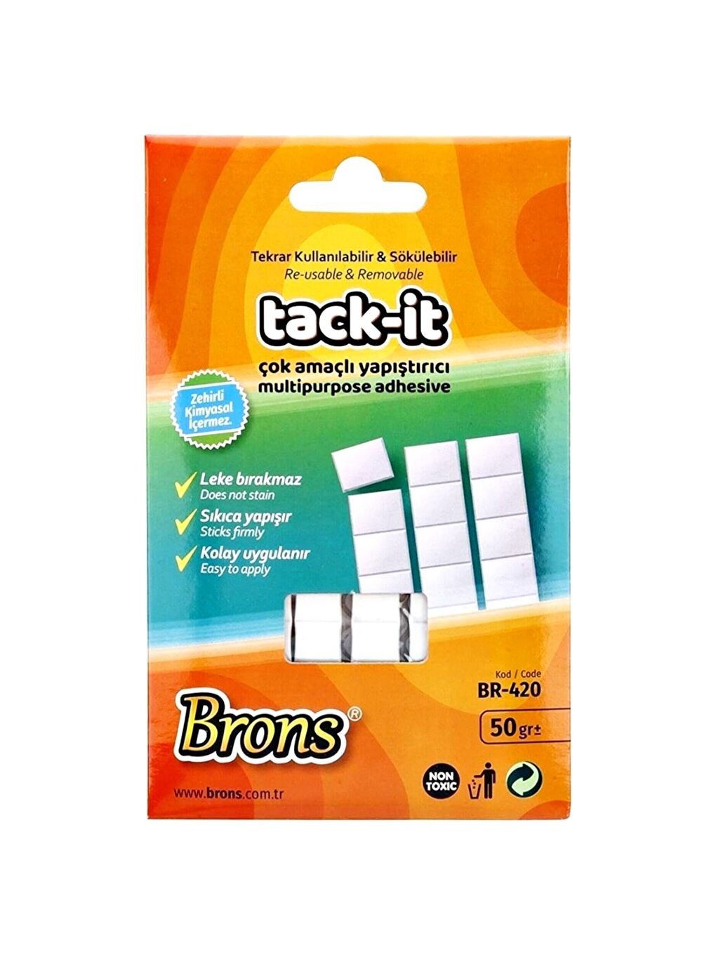 Tack-It Hamur Yapıştırıcı 50 gr 3 Adet (BR-420)-1