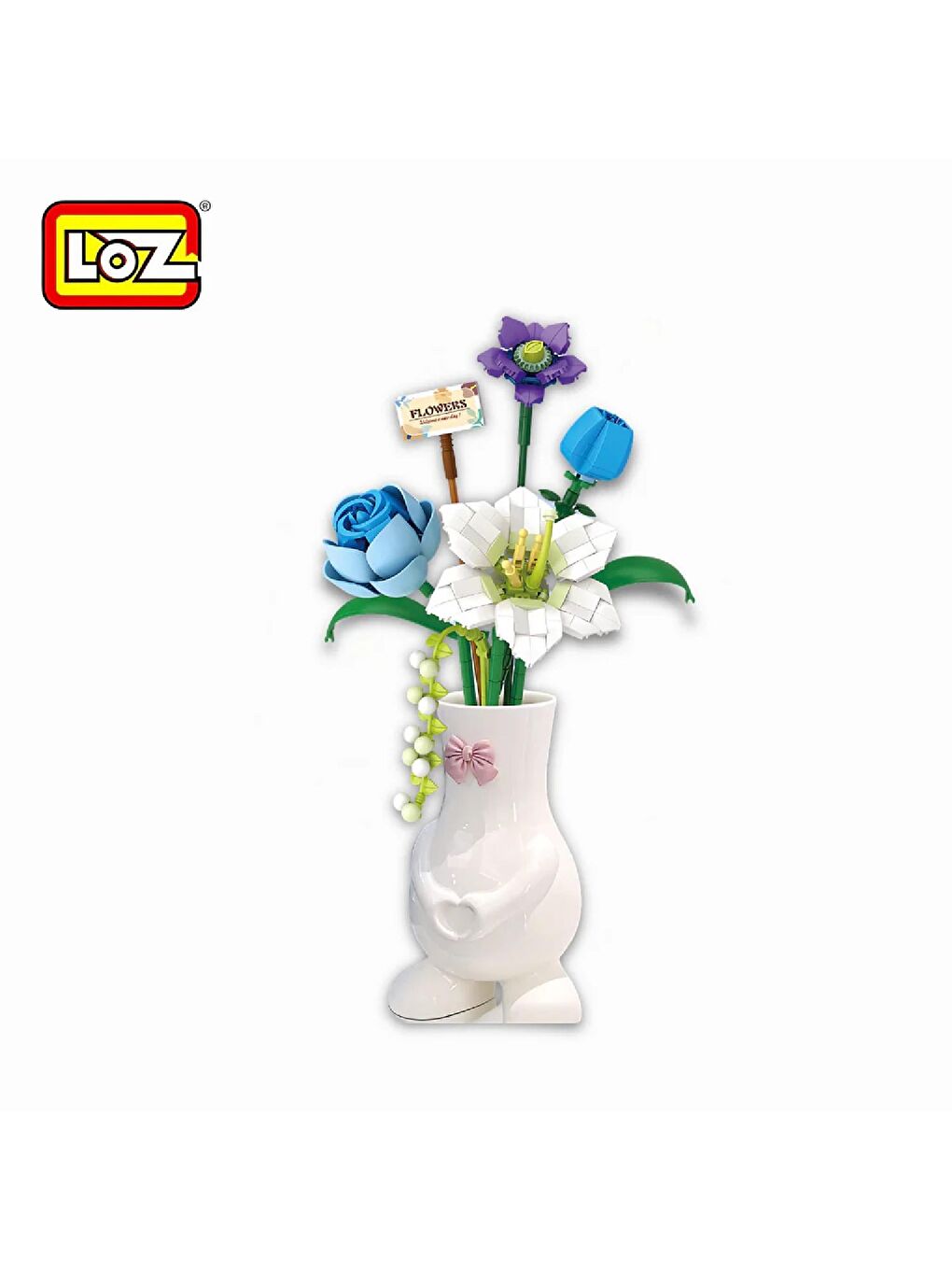 Loz Mini Eternal Flowers Mavi Umut Block Lego Yapı Oyuncağı 488 Parça (LZ4602)-1
