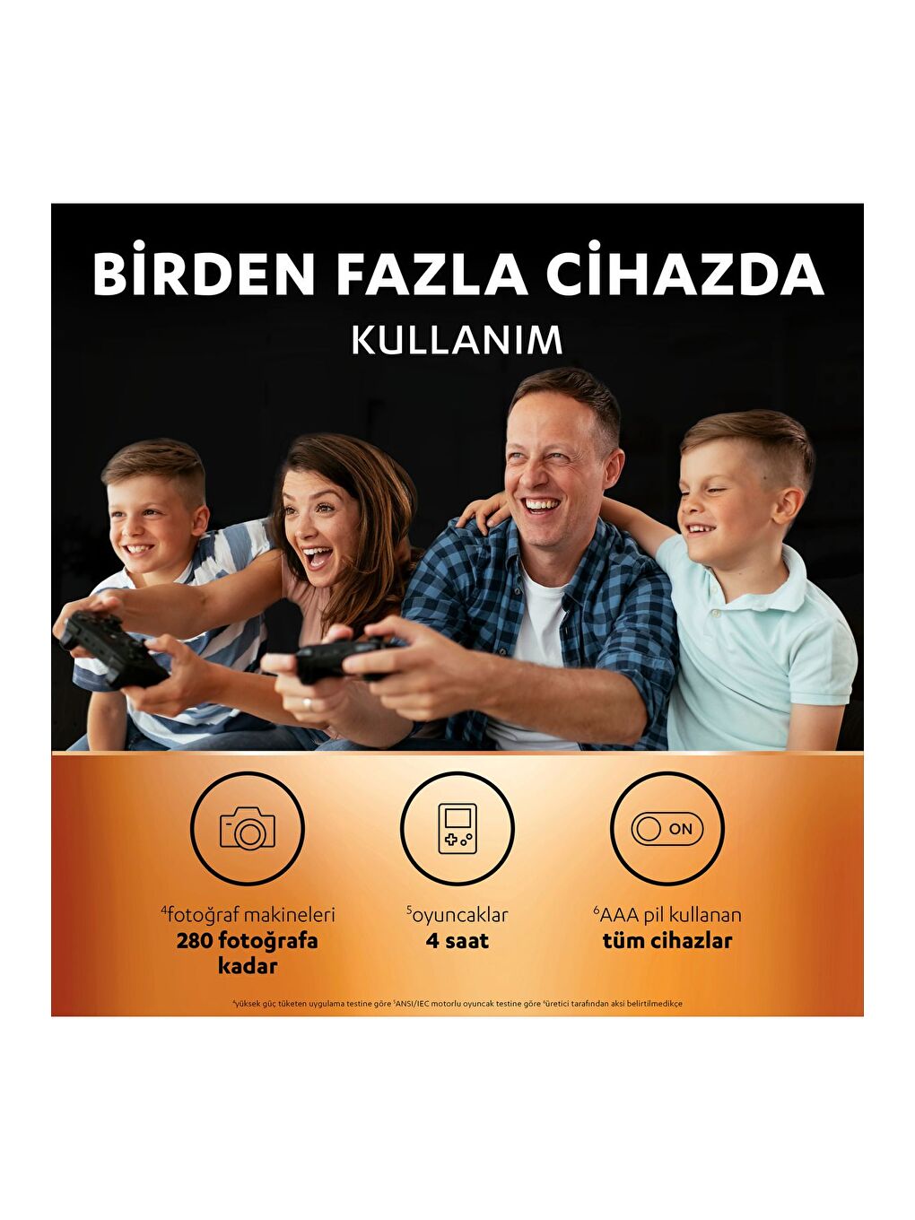 Şarj Edilebilir Aa 1300mah Piller  4 lü Paket-5