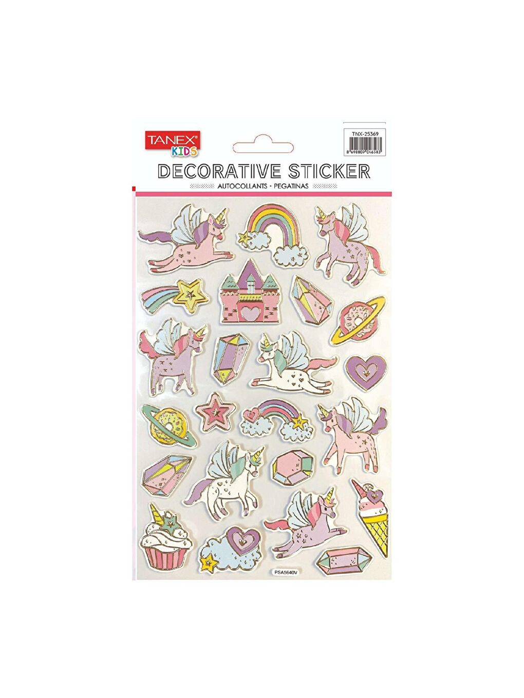 Kids Sticker Puffy Yaldızlı Serisi 23 Parça (25369)