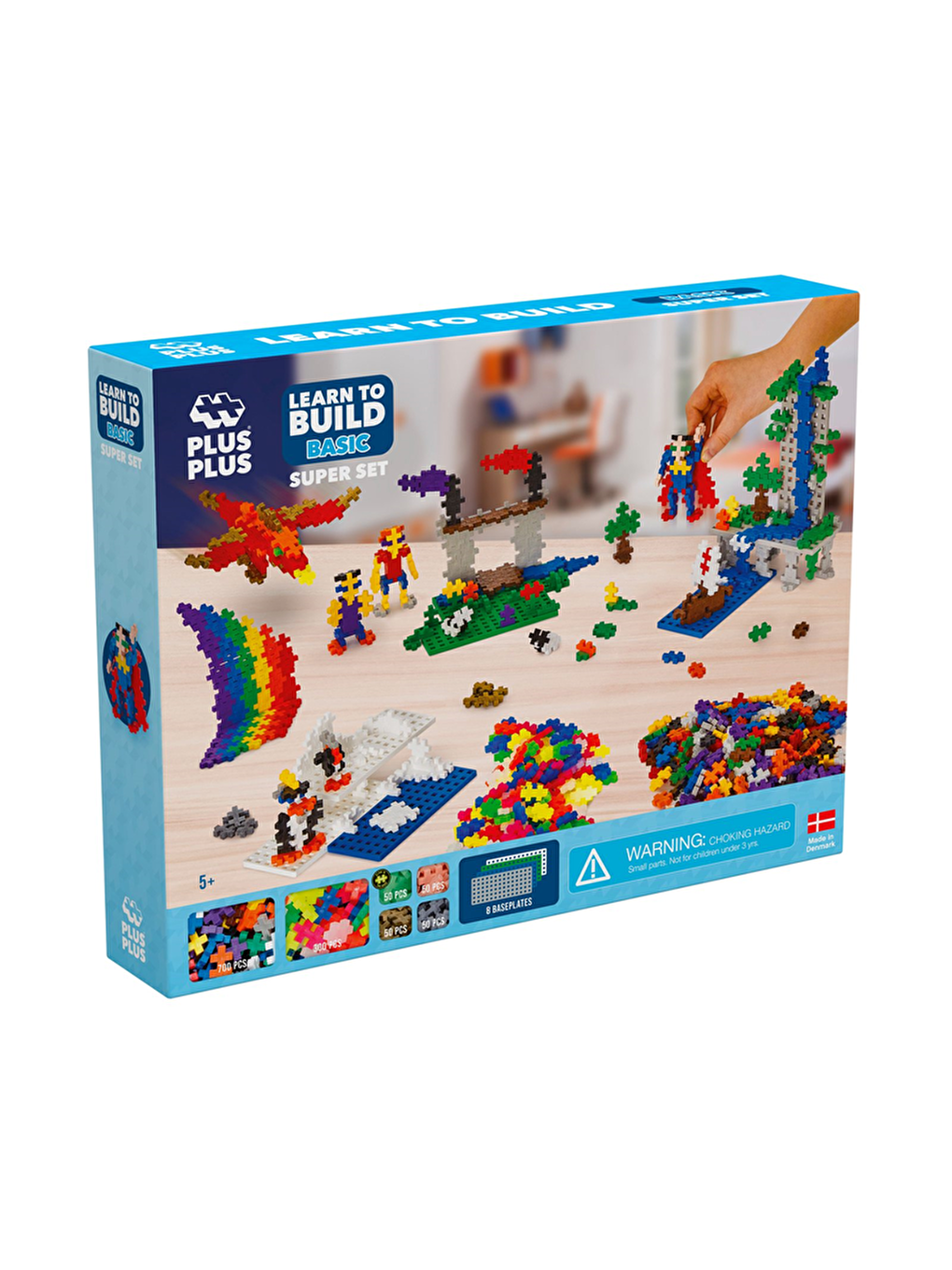 Plus-Plus Learn to Build Basic Super Set (1200 Parça)